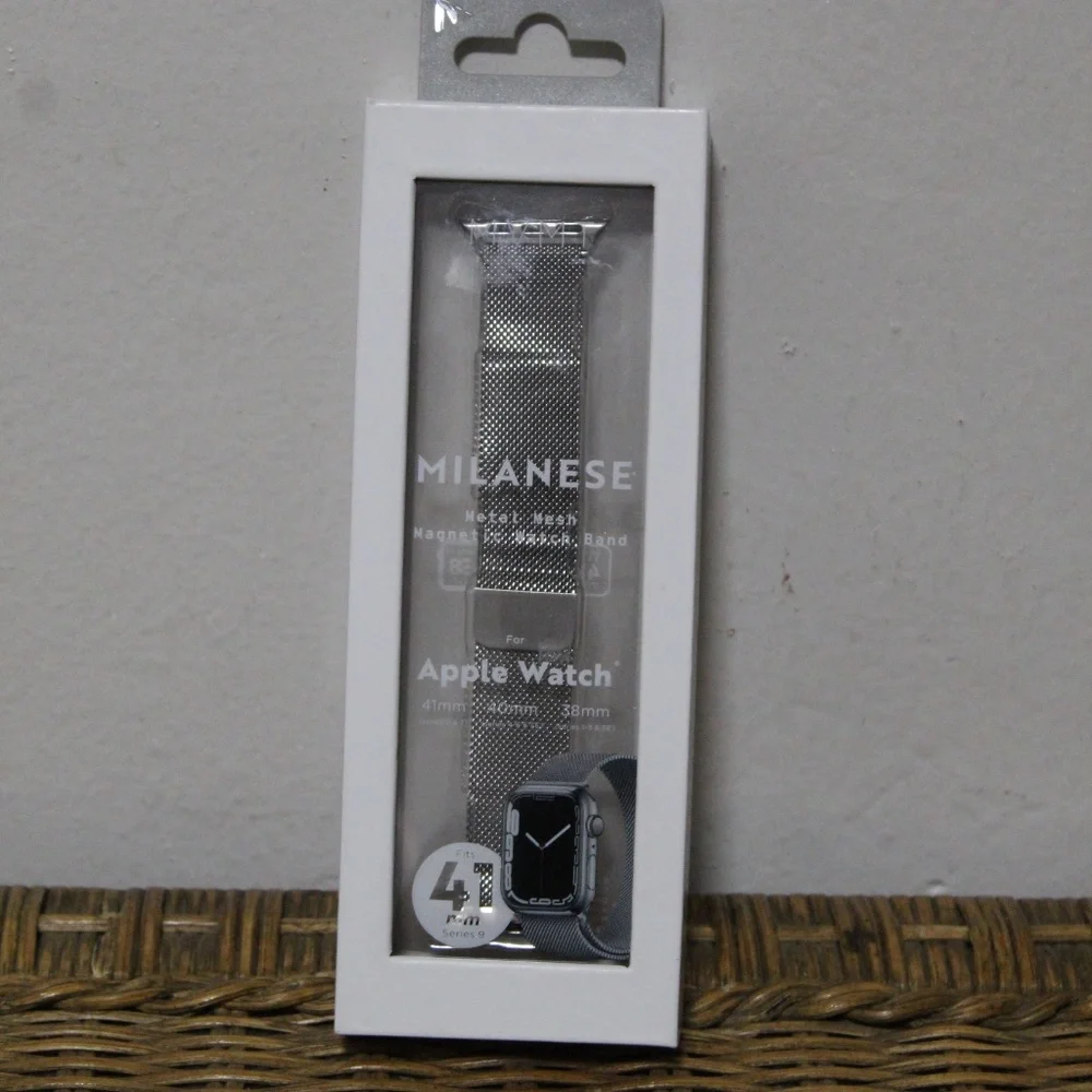 MVMT Milanese Metal Mesh Magnetic Watch Band. for Apple 41mm. 40mm. 38mm.